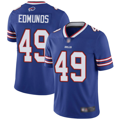 Men Buffalo Bills #49 Tremaine Edmunds Royal Blue Team Color Vapor Untouchable Limited Player NFL Jersey